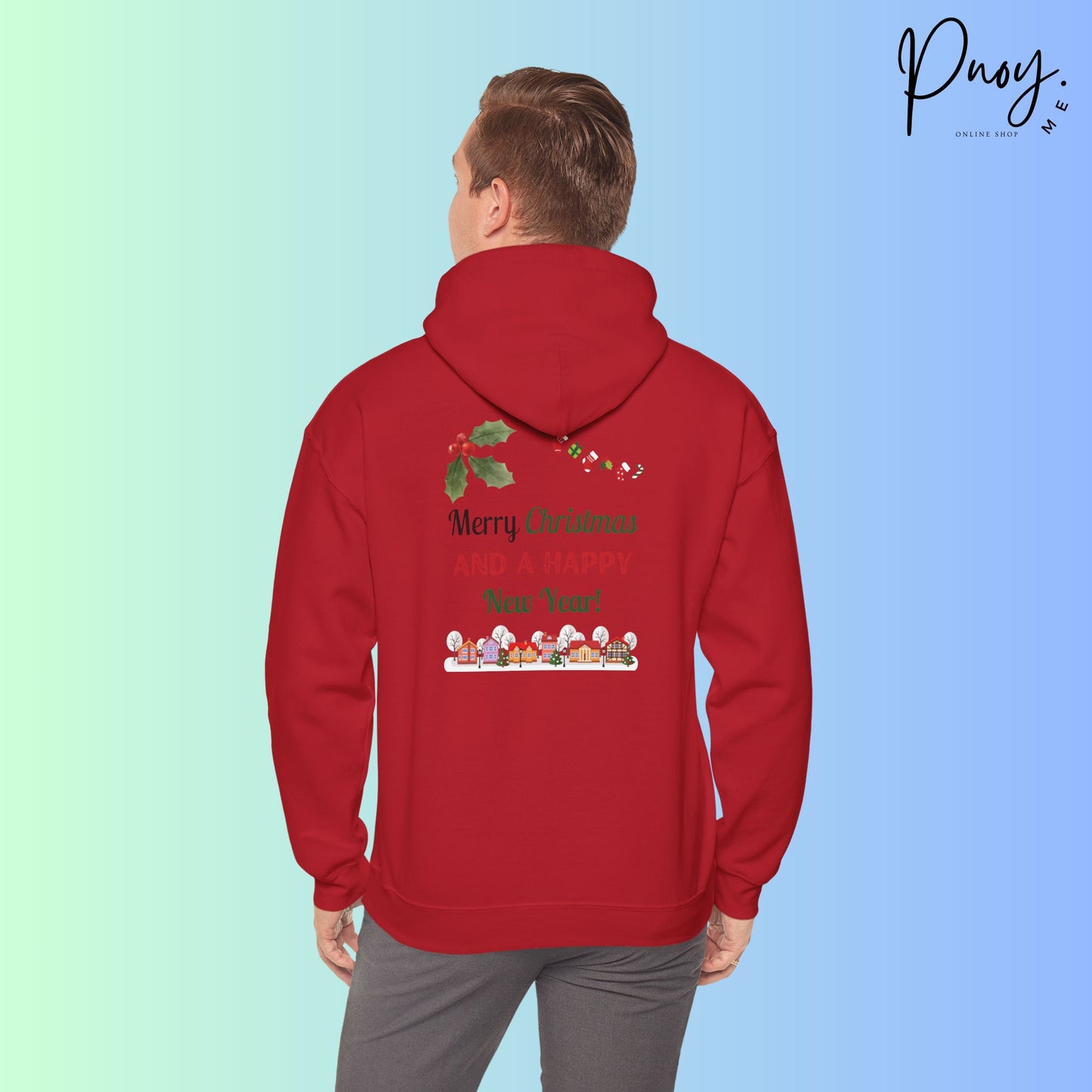 Merry Christmas and a Happy New Year - Hooded Sweatshirt