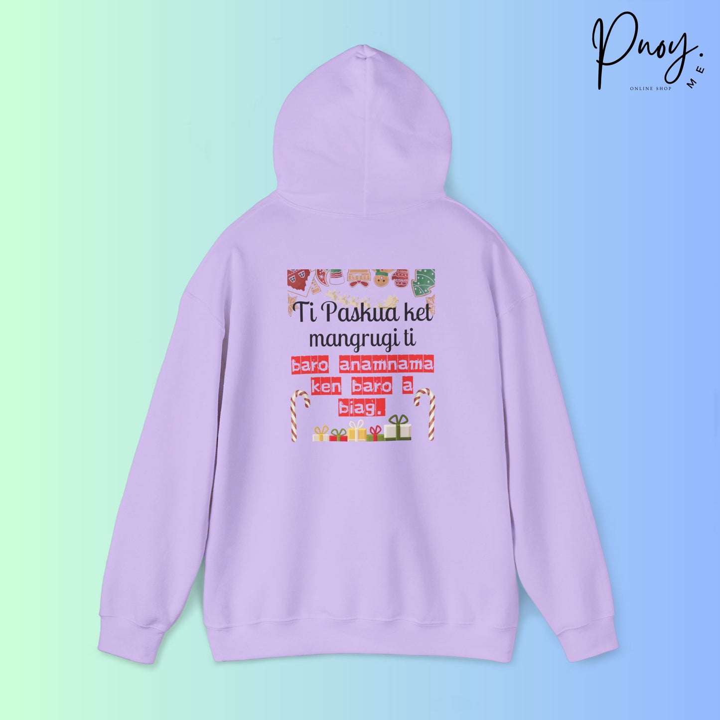 Ti Paskua ket manguri ti baro anamnama ken baro a biag  - Hooded Sweatshirt