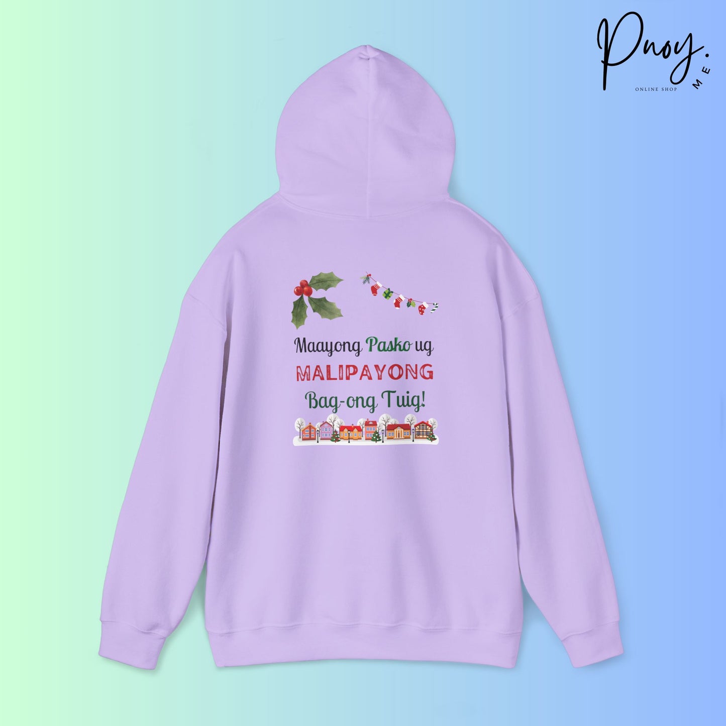 Maayong Pasko ug Malipayong Bag-ong Tuig - Hooded Sweatshirt