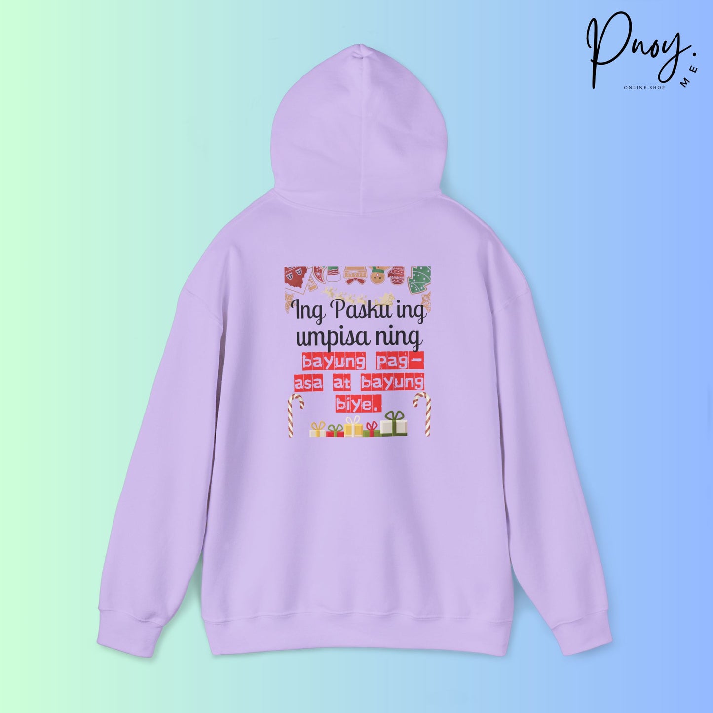 Ing Pasku ing umpisa ning bayung pag-asa at bayung biye - Hooded Sweatshirt