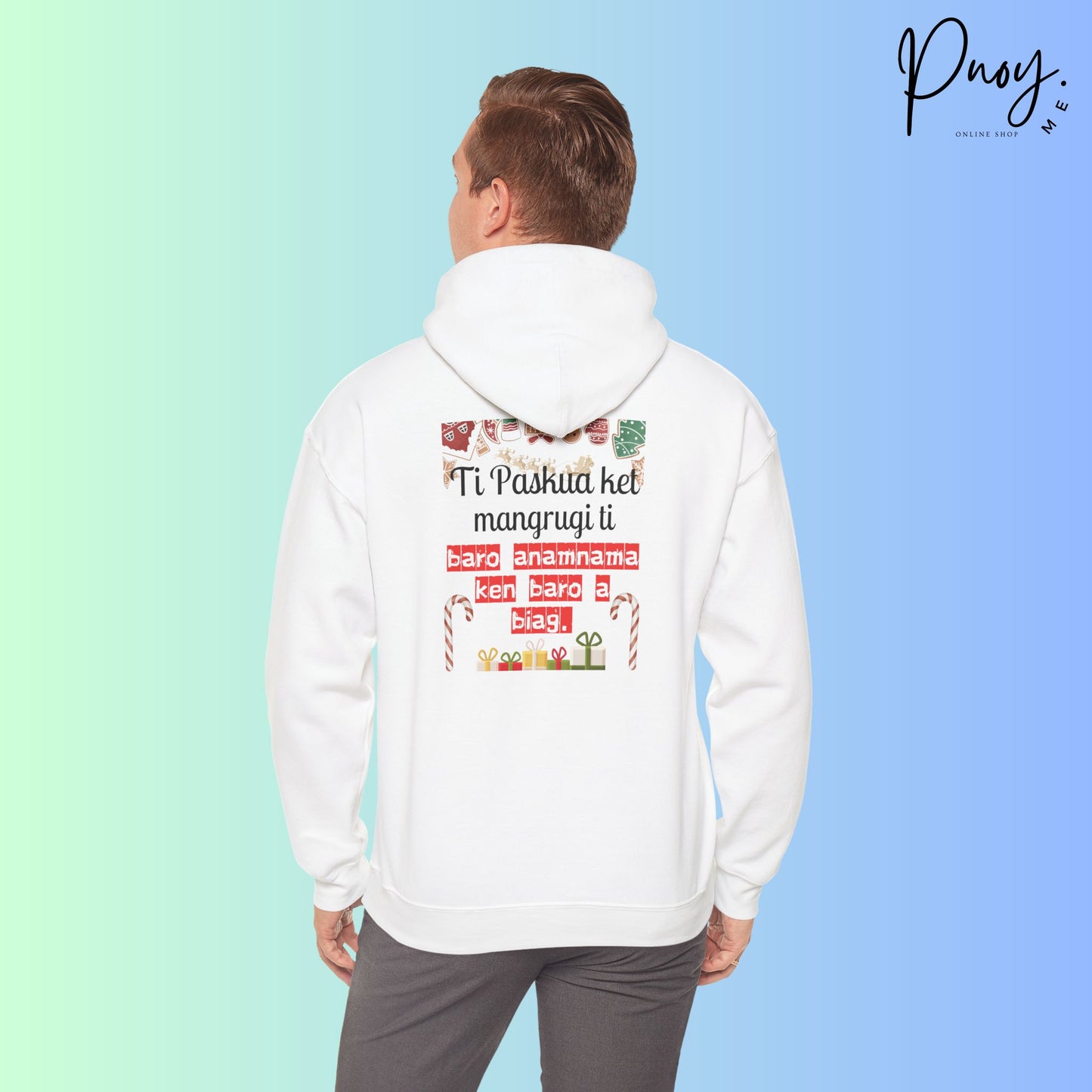 Ti Paskua ket manguri ti baro anamnama ken baro a biag  - Hooded Sweatshirt