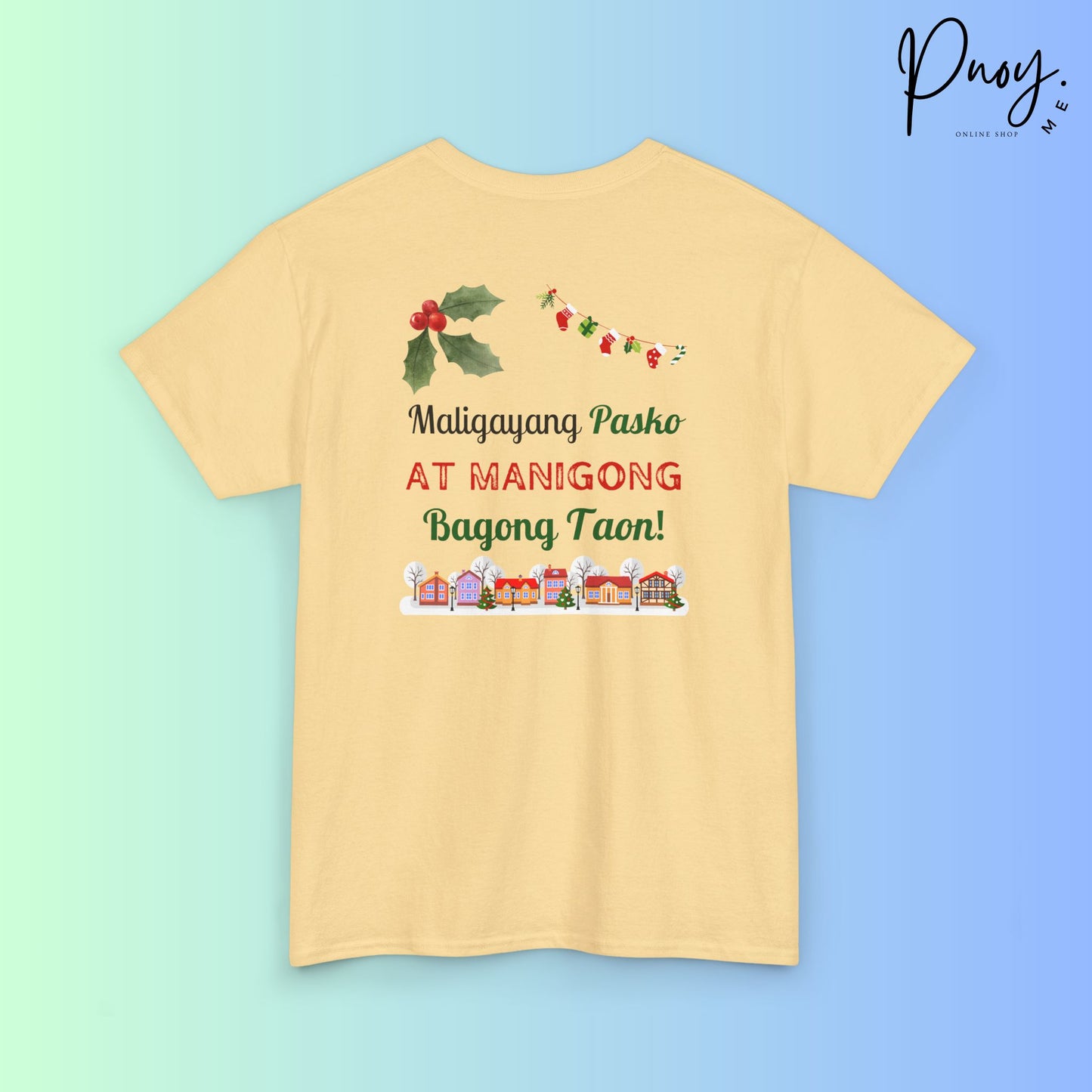 Maligayang Pasko at Manigong Bagong Taon - T-Shirt