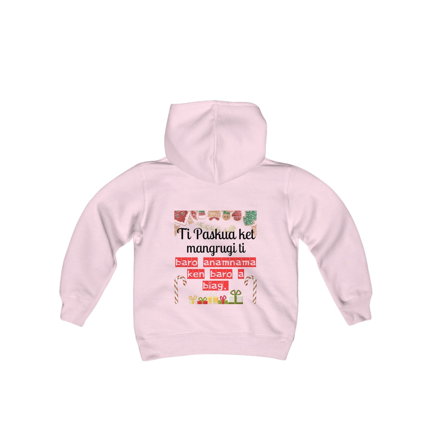 Ti Paskua ketmangrugi baro anamnama ken baro a biag - Kids Hooded Sweatshirt