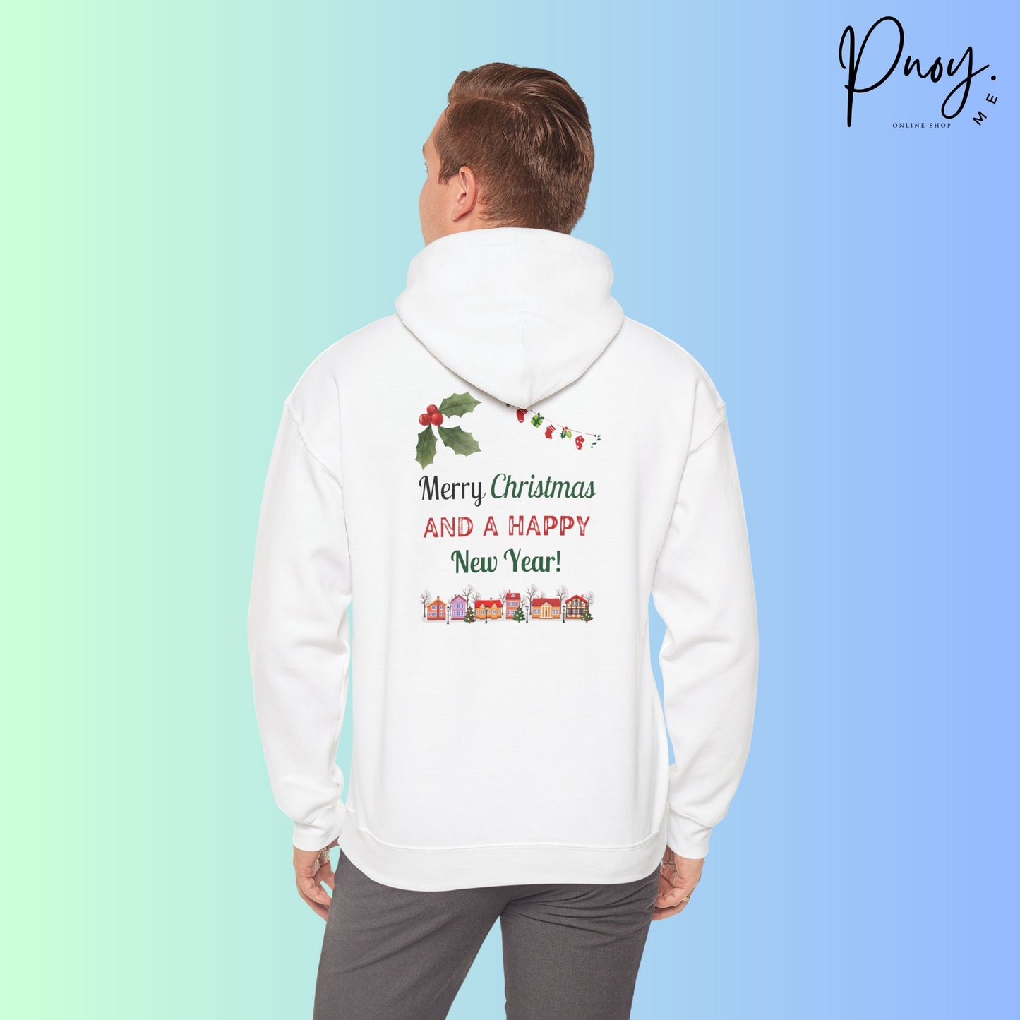 Merry Christmas and a Happy New Year - Hooded Sweatshirt