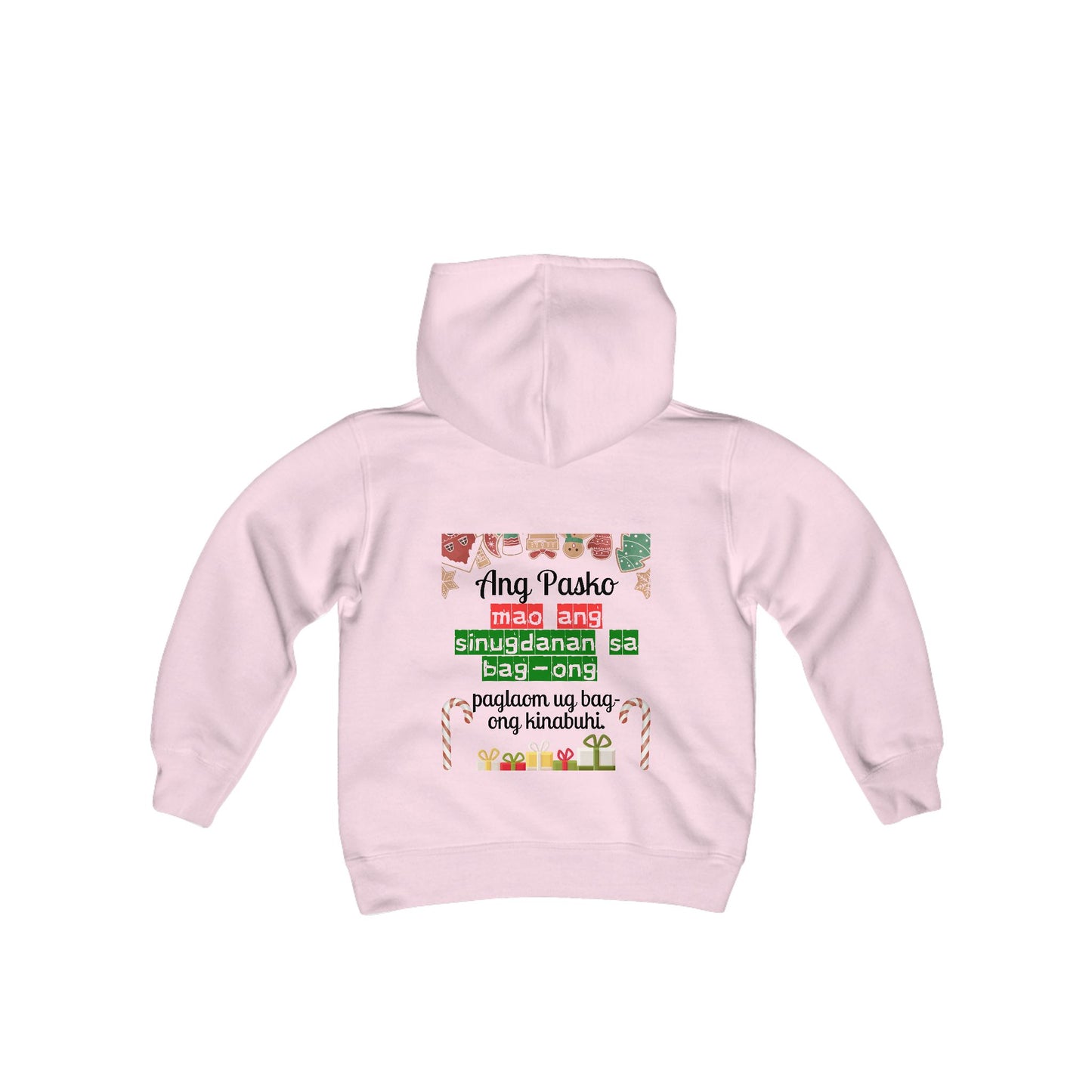 Ang Pasko mao ang sinugdanan sa bag-ong paglaom ug bag-ong kinabuhi - Kids Hooded Sweatshirt