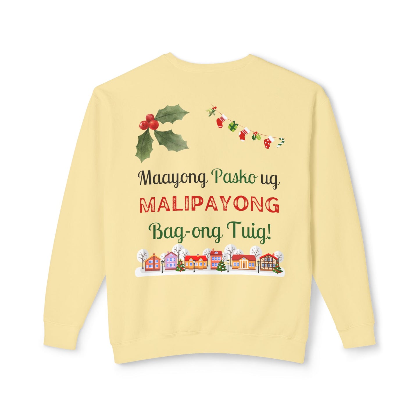 Maayong Pasko ug Malipayong Bag-ong Tuig - Sweatshirt