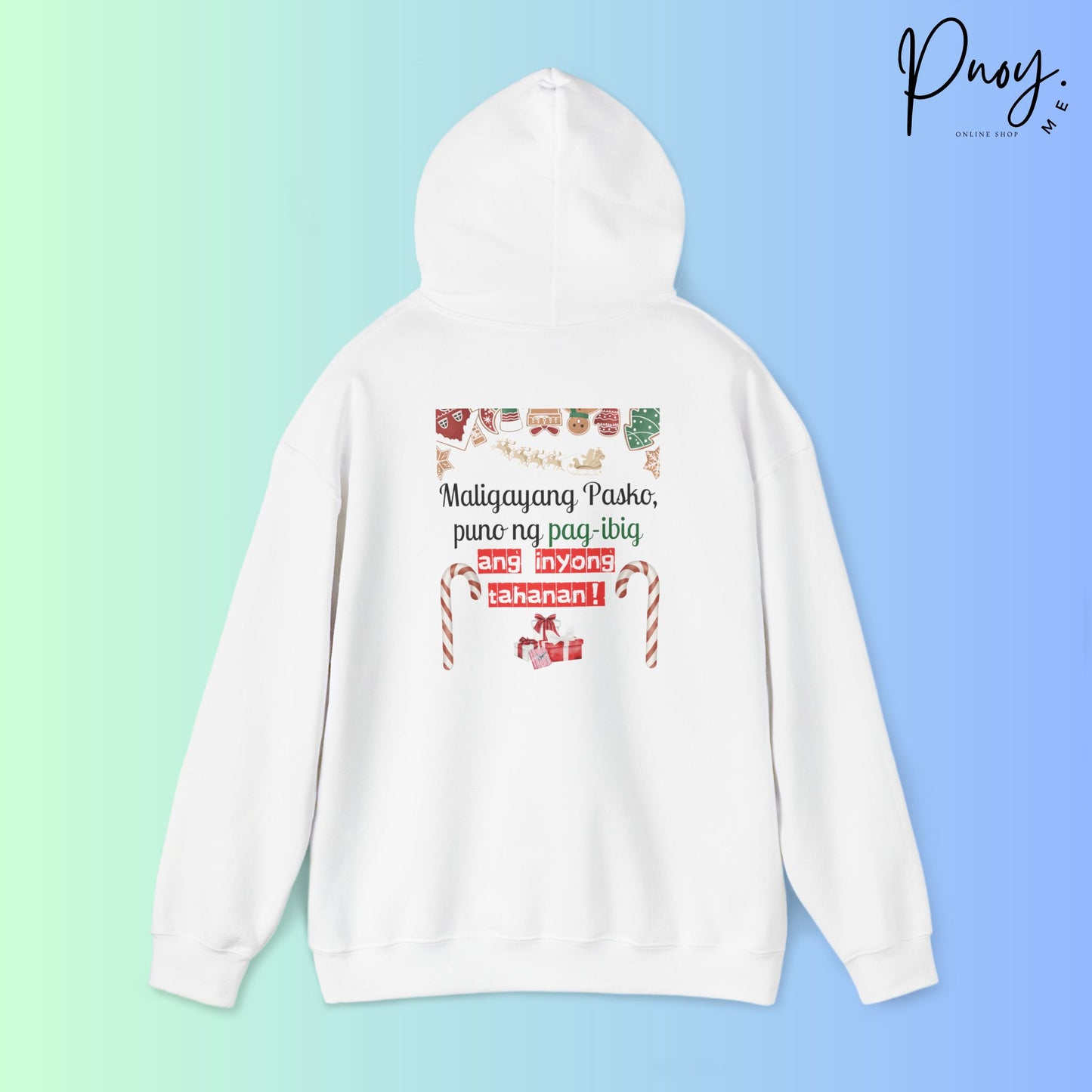 Maligayang Pasko, ouni ng pag-ibig ang inying tahanan - Hooded Sweatshirt