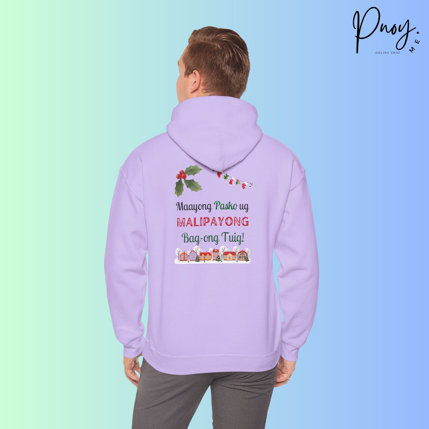 Maayong Pasko ug Malipayong Bag-ong Tuig - Hooded Sweatshirt