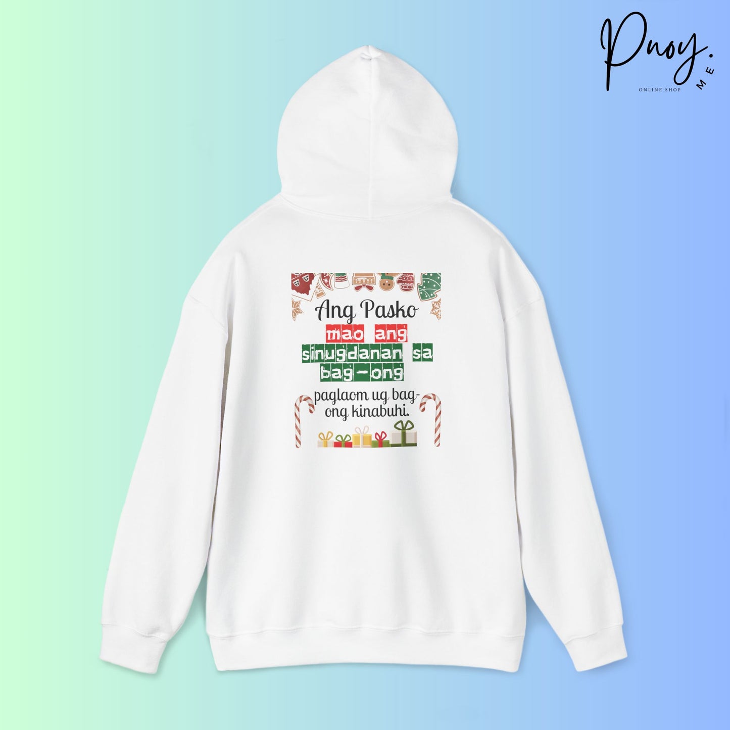 Ang Pasko mao ang sinugdanan sa bag-ong paglaom ug bag-ong kinabuhi - Hooded Sweatshirt