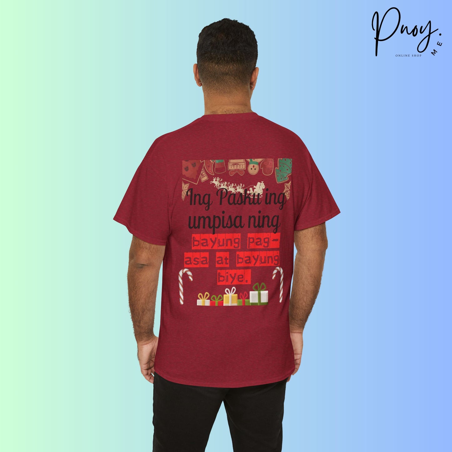 Ing Pasku ing umpisa ning bayung pag-asa at bayung biye - Tshirt