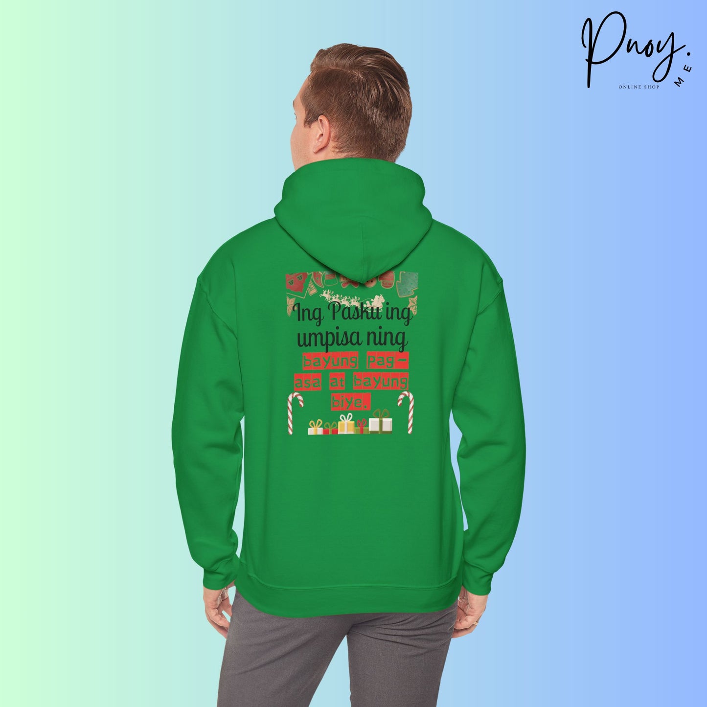 Ing Pasku ing umpisa ning bayung pag-asa at bayung biye - Hooded Sweatshirt