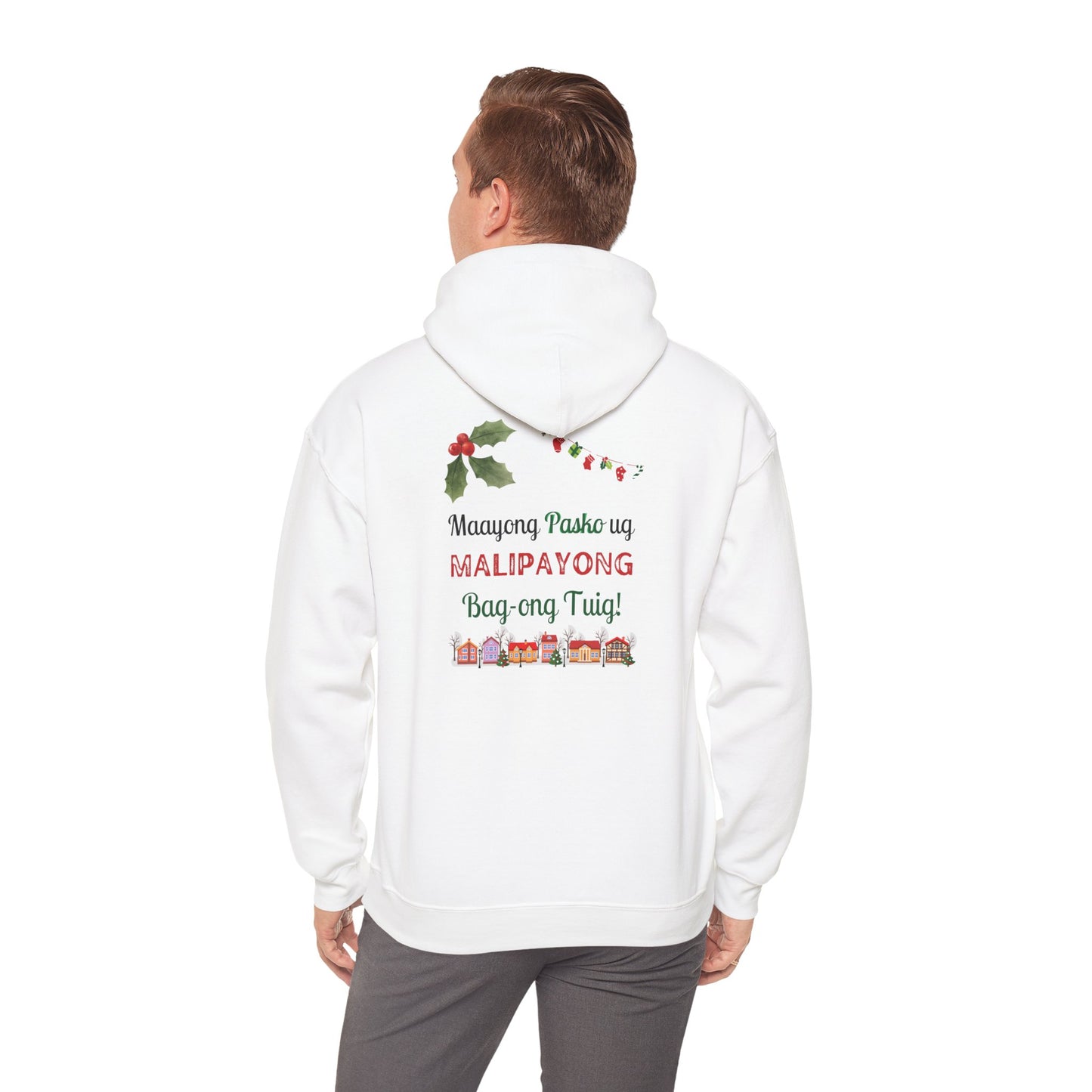 Maayong Pasko ug Malipayong Bag-ong Tuig - Hooded Sweatshirt